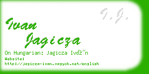 ivan jagicza business card